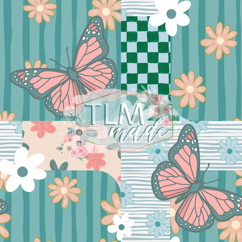 Butterfly collage