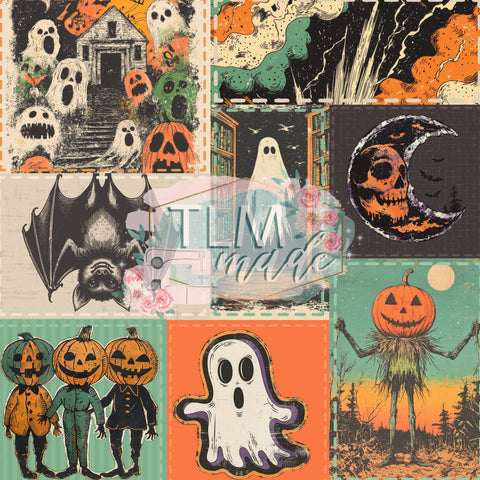 Halloween collage