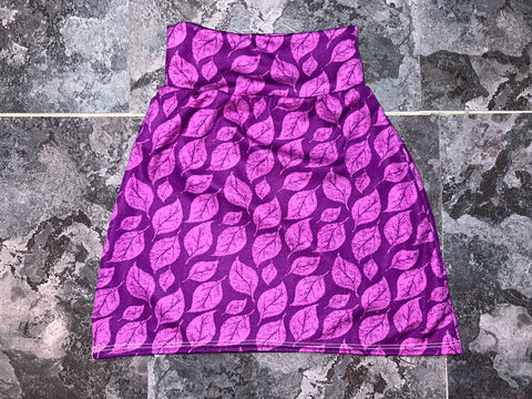 Purple high waisted skirt 7/8