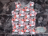 Floral skull