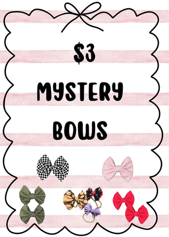 $3 mystery bows