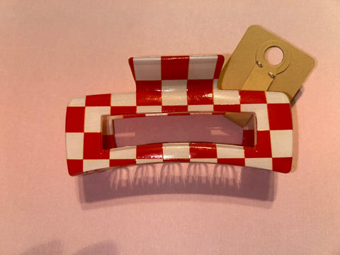 R&W checkered claw clip
