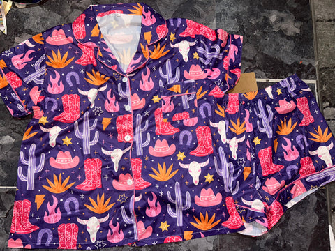 Cowboy woman’s pjs XL