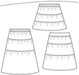 Mystery tiered skort 3m-12Y