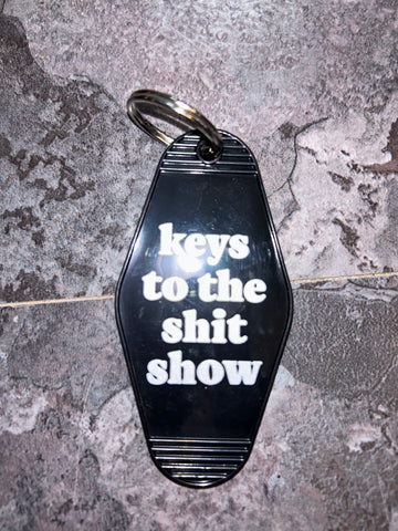 Keys to the show keychain