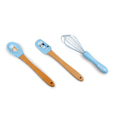 Bluey Mini Utensil Set - 3-Piece Mini Spatula, Whisk, Spoon