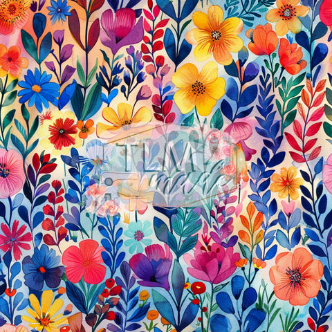 Colorful floral