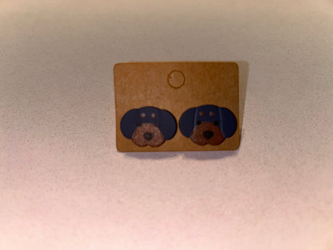 Dog earrings
