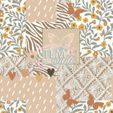 Beige patchwork