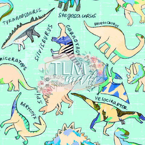 Blue dinosaur