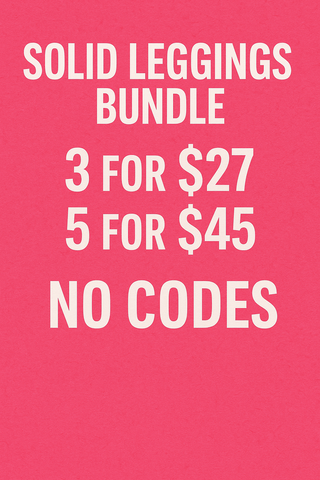 Mystery Solid leggings bundle