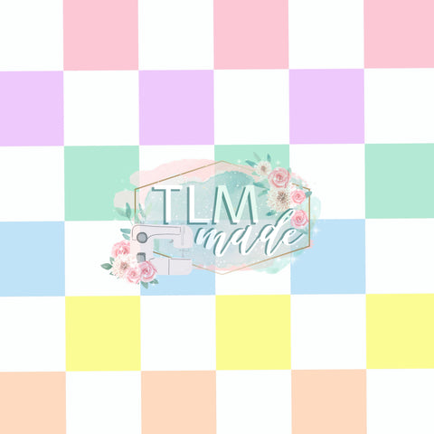 Pastel checkered