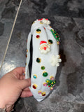 White Christmas headband