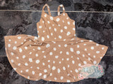 Tan skater girl dress 4T