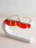 Pool Party Sequin Hoop Earrings - 6 Pairs