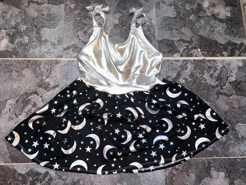 Moon and star Brielle dress 4T