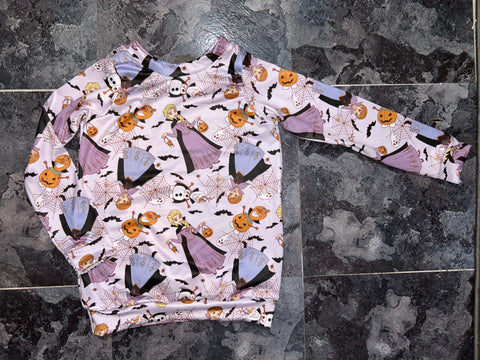 Princess and bats sweater 3T
