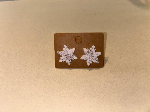 Snowflake earrings