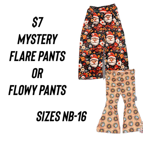 $7 mystery flowy pants or wide leg pants NB-16
