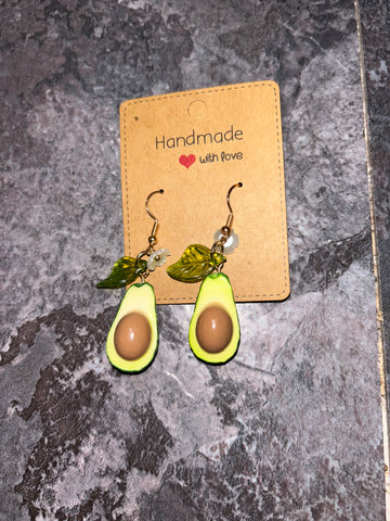 Avocado earrings