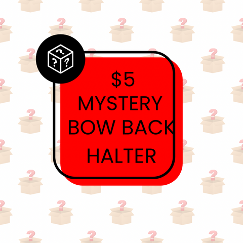 Mystery bow back halters 12m-16