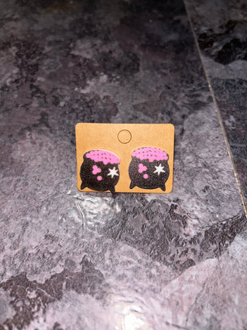 Cauldron earrings