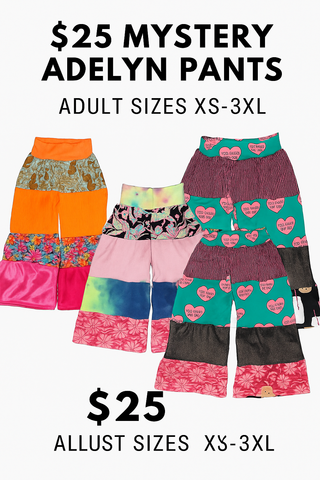 $25 mystery Adelyn pants adult S-3XL