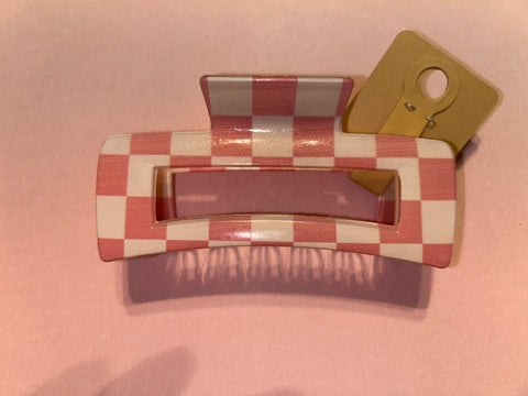 P&W checkered claw clip