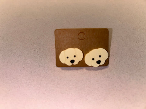 yellow Dog earrings