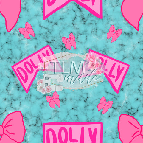 Pink and turquoise