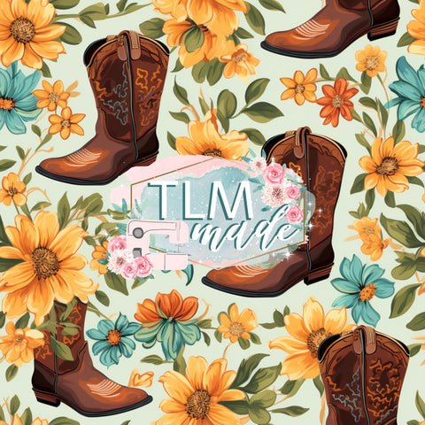 Boots and floral