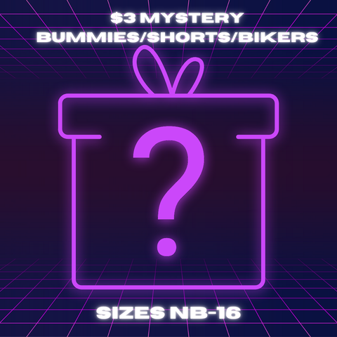 $3 mystery shorts, bummies, or biker shorts (NB-16)