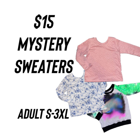 $15 mystery sweater adult S-3XL