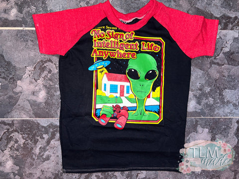 Alien shirt Upcycle size 8