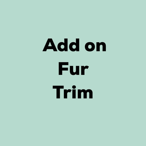 Add on fur trim