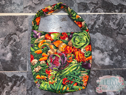 Vegetable small reusable tote