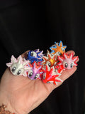 Mystery 3D printed axolotl keychain￼