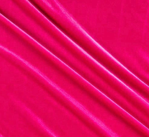 Hot pink velvet