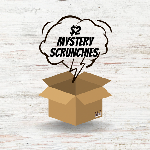$2 mystery handmade scrunchies