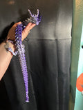 Purple 3D printed dragon
