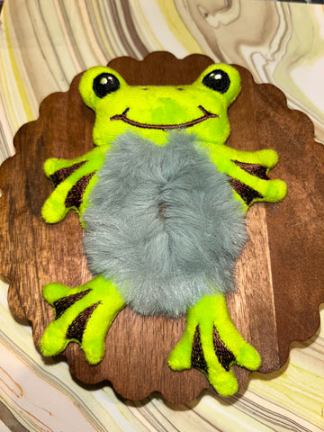 Frog scrunchie