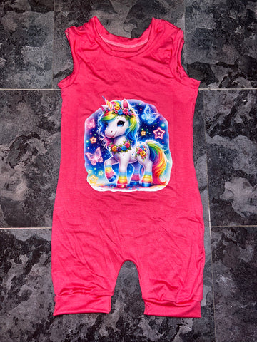 Unicorn Ollie romper 7/8