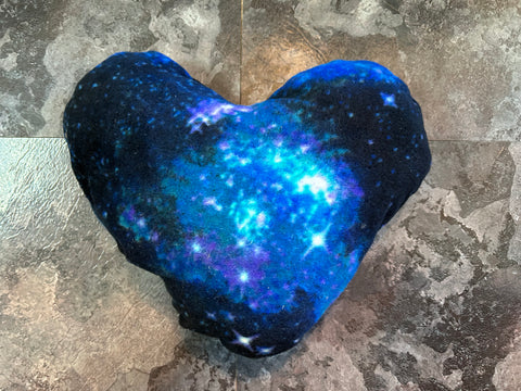Galaxy heart plush