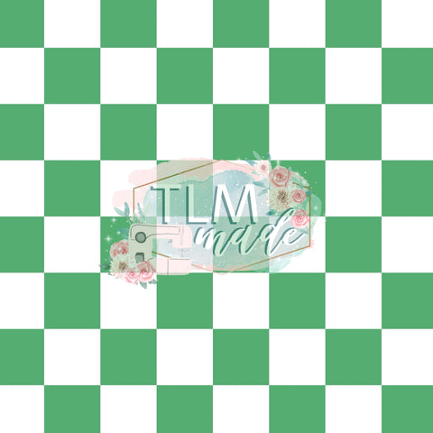 Green checkered