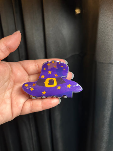 Witch hat claw clip