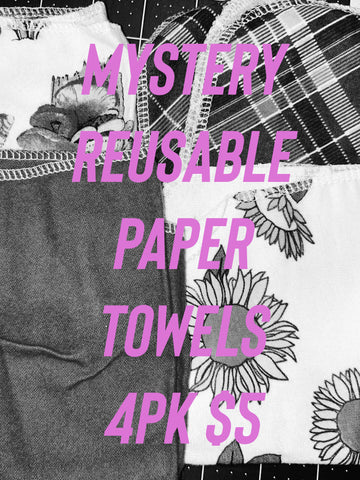 Mystery reusable paper towels 4 pack