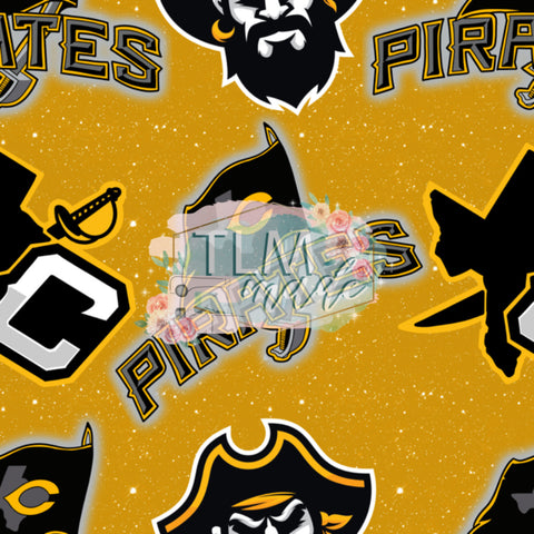 Pirates splatter background