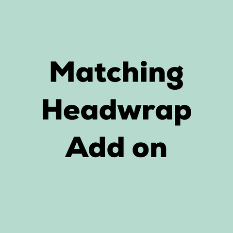 Add on bow to matching fabric