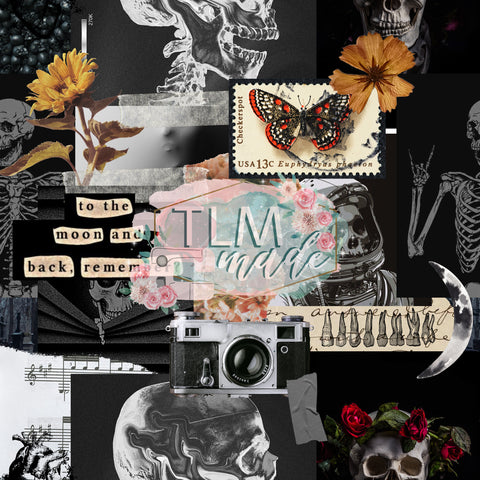 Skull collage