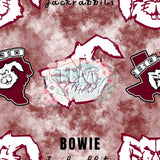 Bowie tie dye background